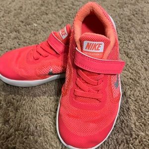 Nike pink kids shoes - Size 10
